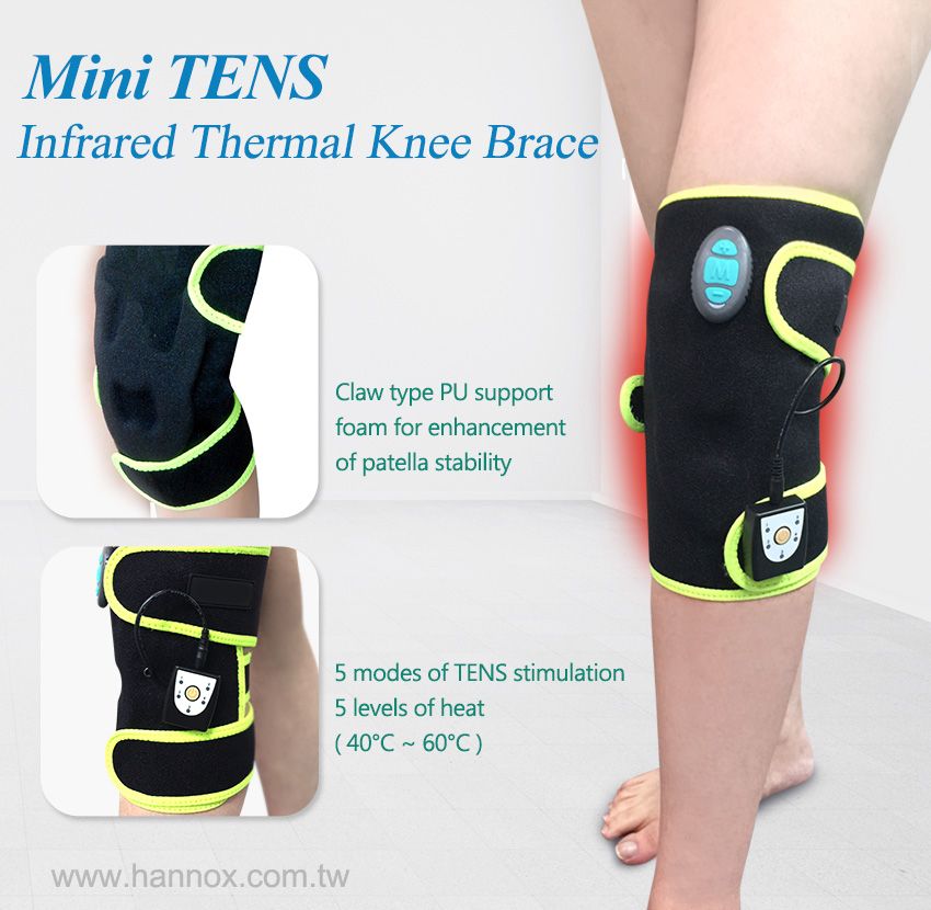 Hannox Mini TENS Infrared Thermal Knee Brace Medical and Health Care
