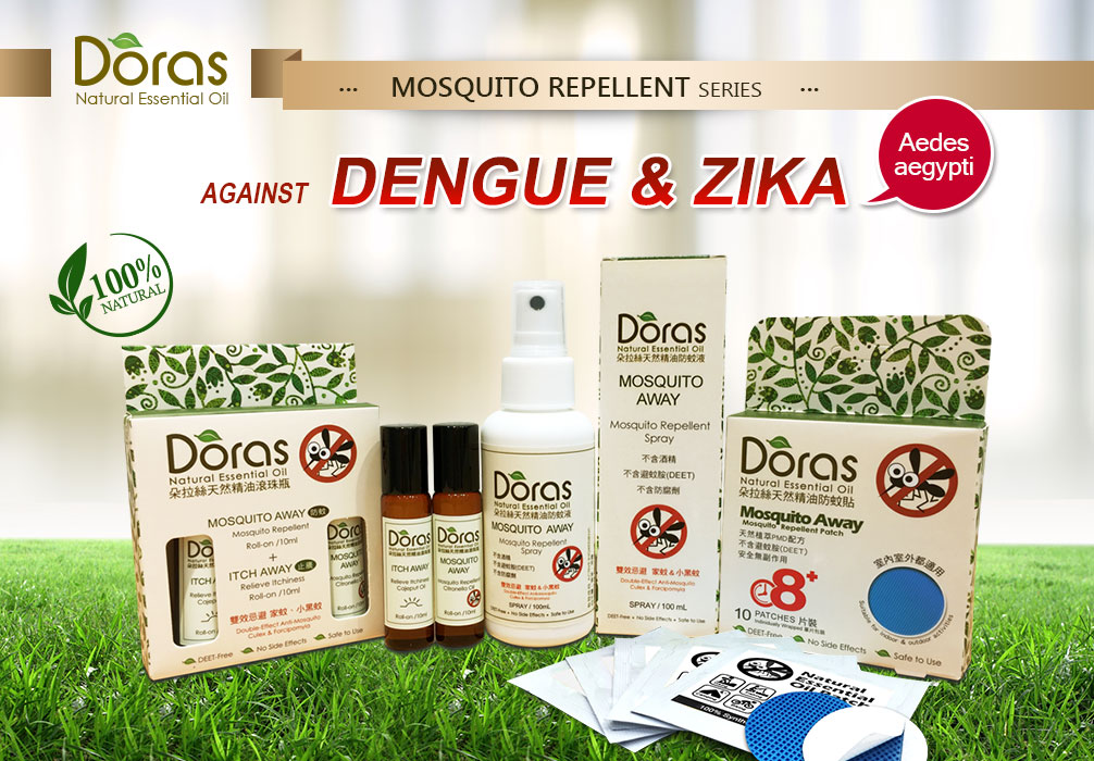 Parche repelente de mosquitos