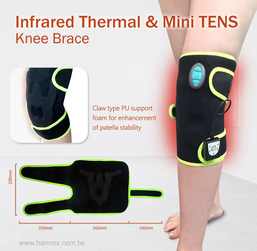 Infrared Thermal & Mini TENS Knee Brace Medical & Health Care Expert