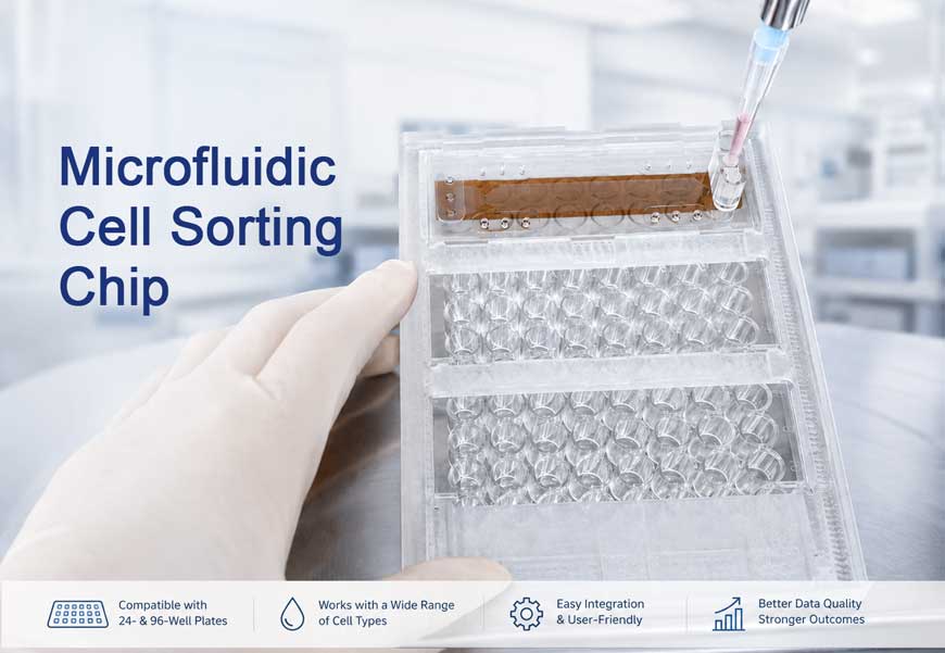 Mikrofluidischer Zellsortierchip