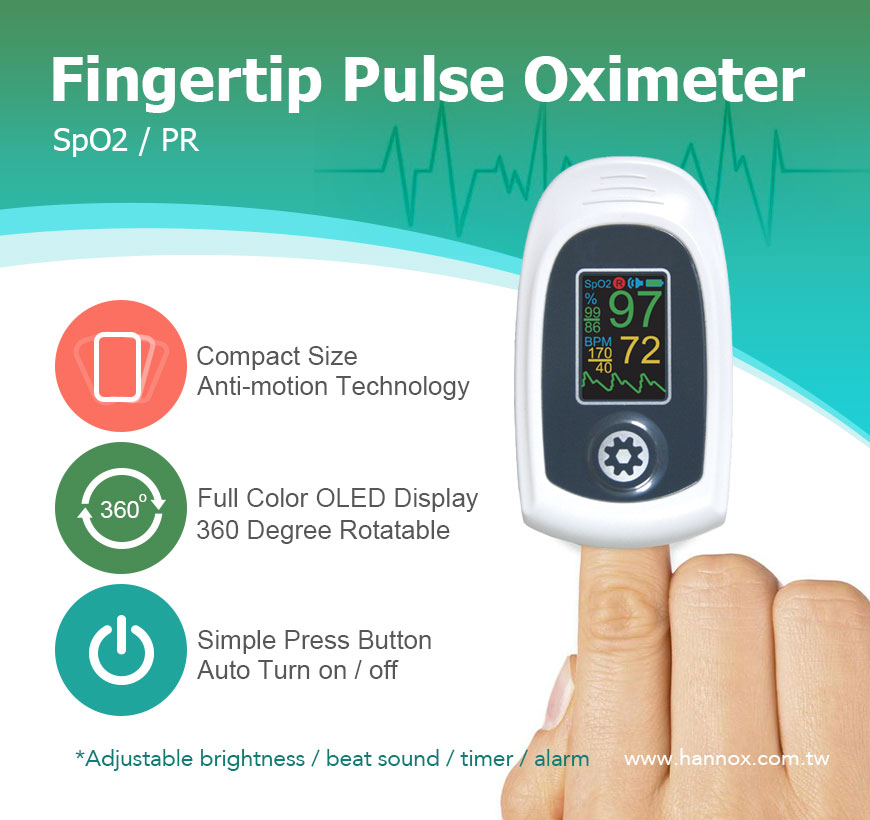 Finger Pulse Oximeter OLED