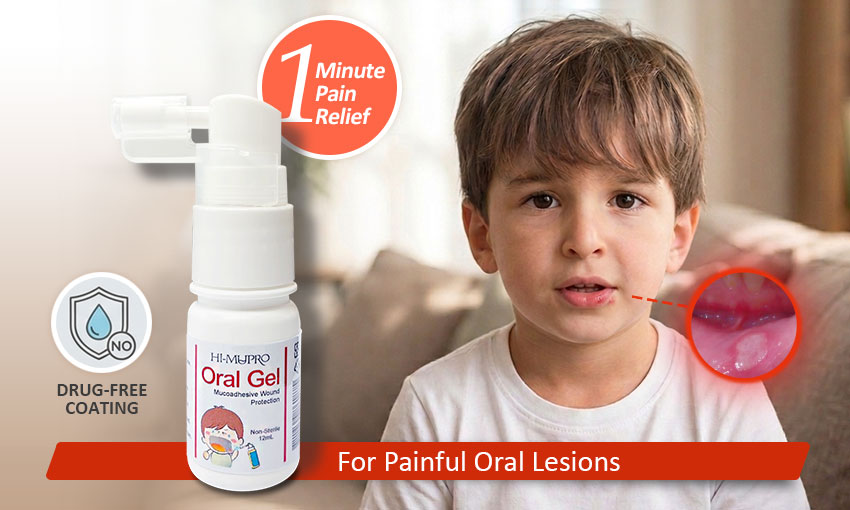 Spray para enxágue bucal pediátrico