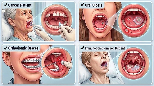Schutz vor Mundgeschwüren