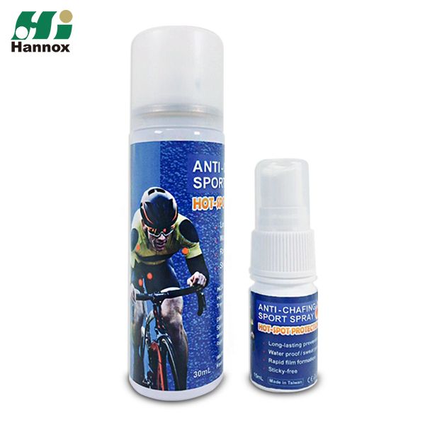 Spray esportivo anti-atrito