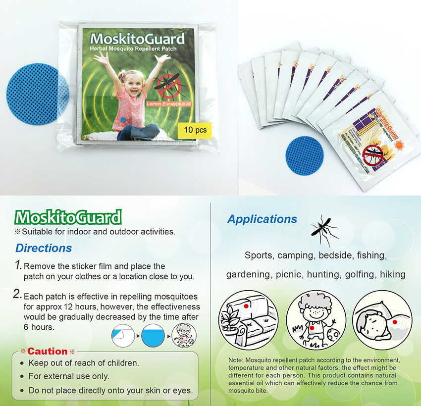 10 pcs Mosquito Repellent Stickers Patches Anti Insects Bugs Free