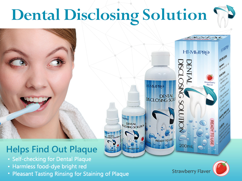 Plaque disclosing solution