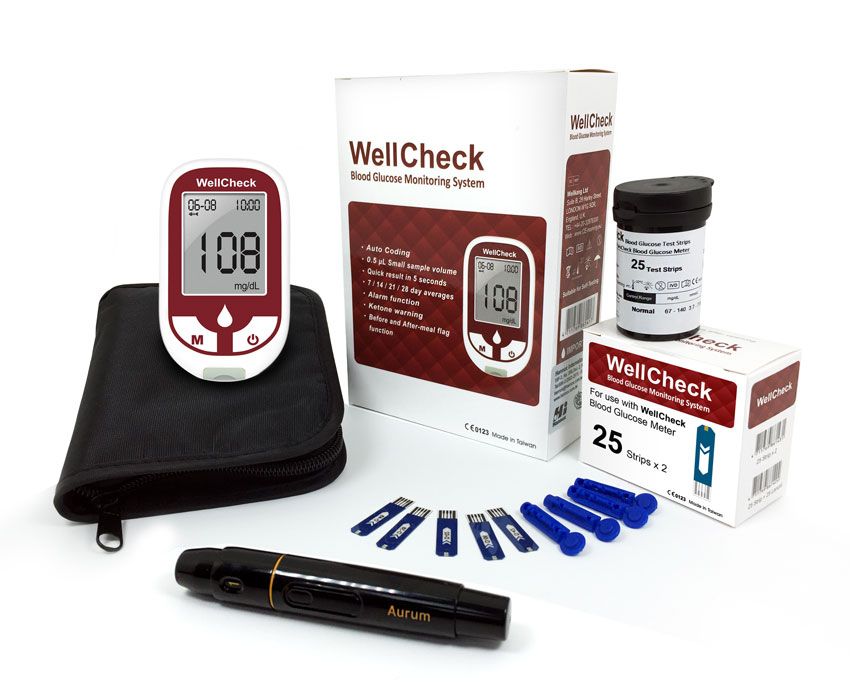Blood Glucose Monitoring System (WellCheck) Medical & Health Care