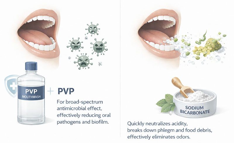Orale PVP-Feuchtigkeitscreme