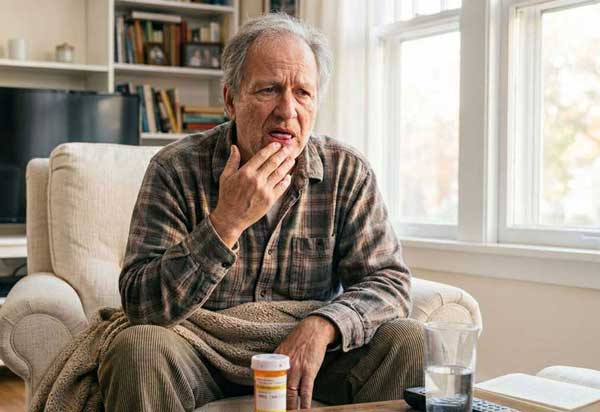 reduced saliva