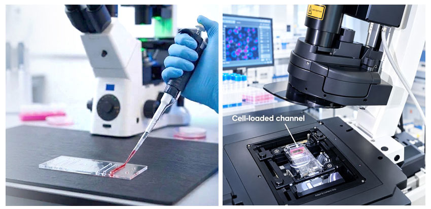 Live-Cell Fluorescence Imaging Chip