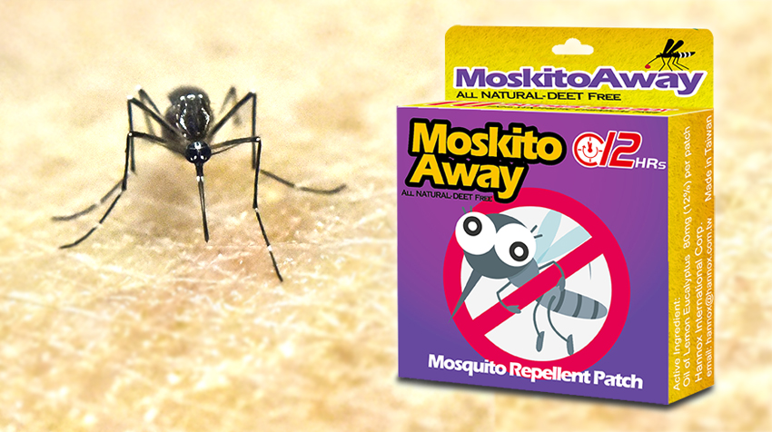 adesivo repelente de mosquitos Hannox